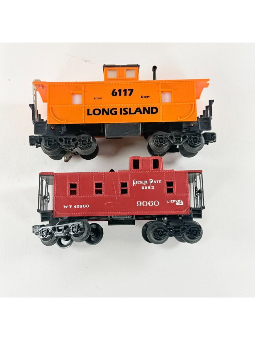 Lionel & K-Line O Gauge Train Caboose Cars Nickel Plate Rd 9060 Long Island 6117